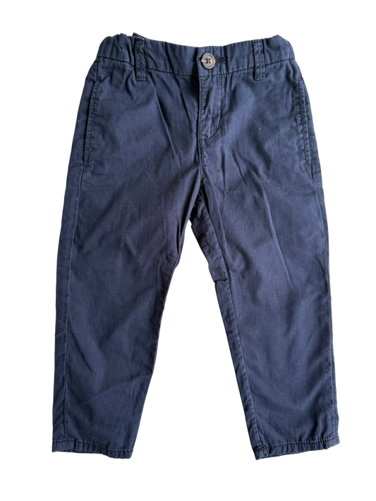 H&M Hose Chino dunkelblau 92