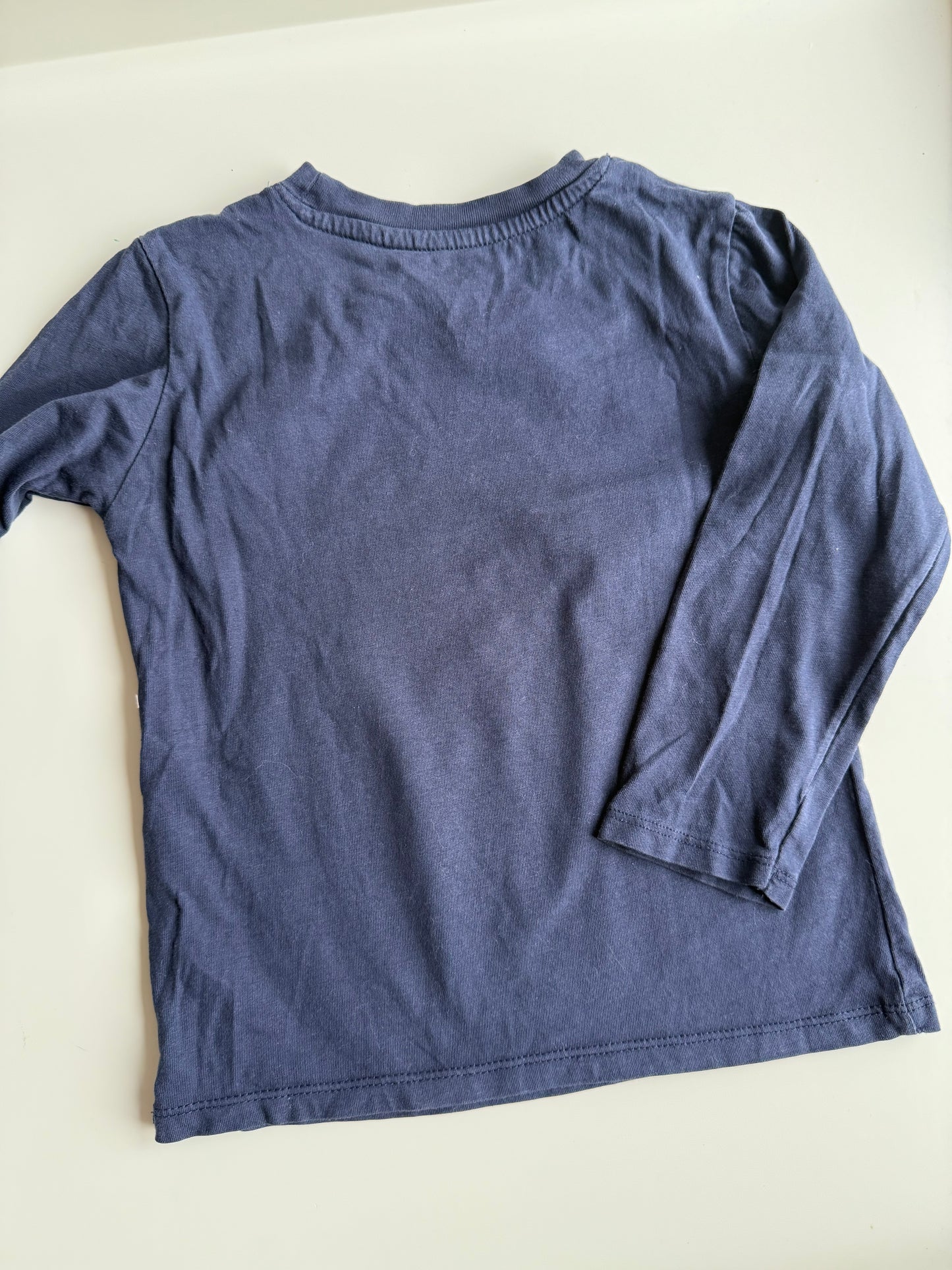 H&M Langarmshirt Los Angeles dunkelblau 98/104