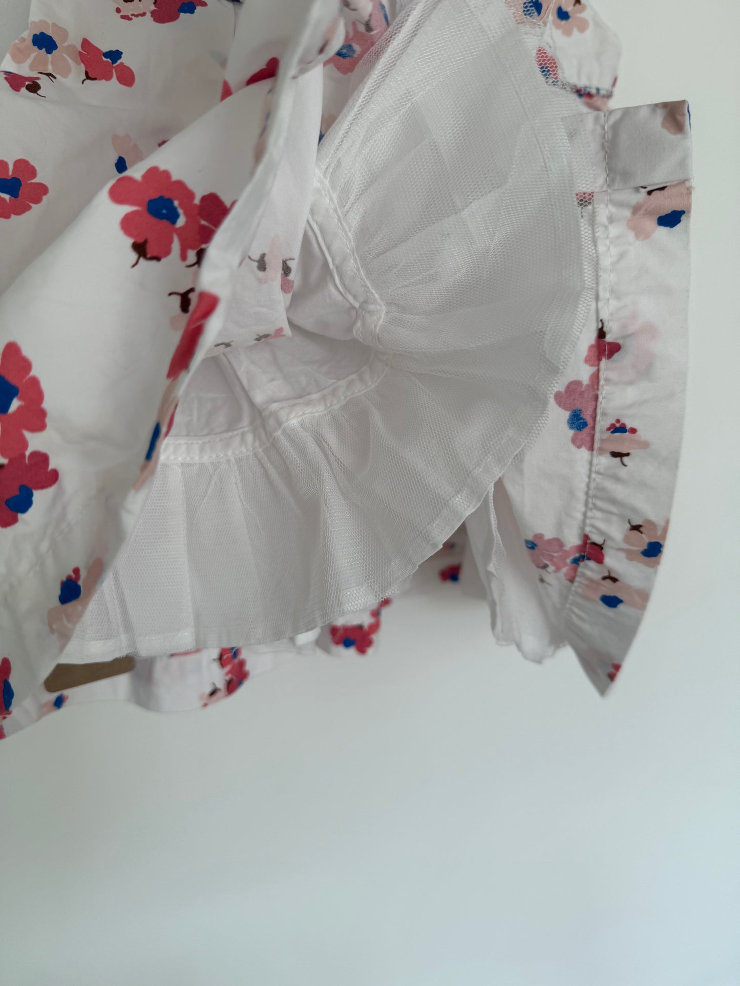 SERGENT MAJOR Sommerkleid Blumen weiß rot pink blau 68/74