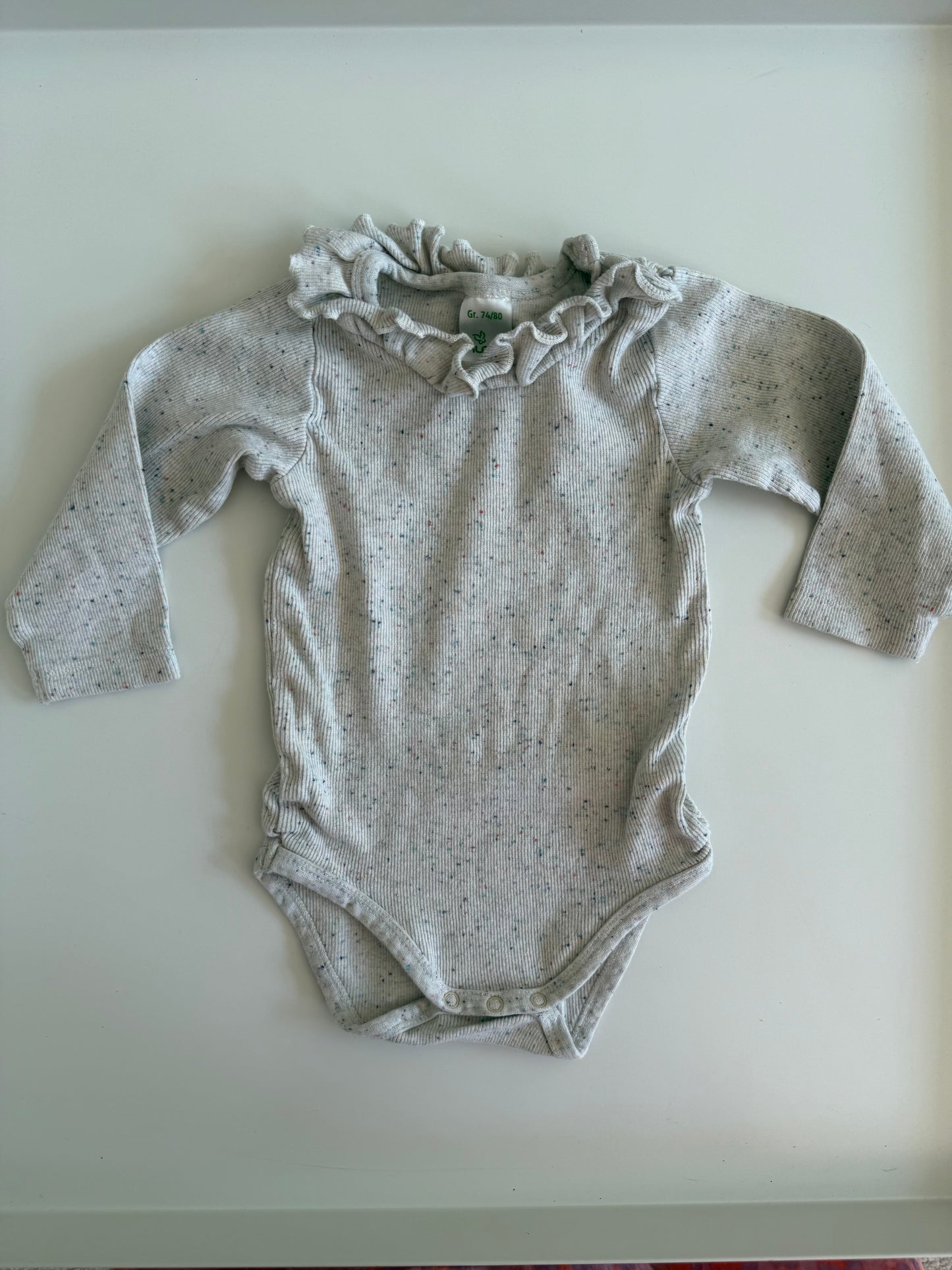 ALANA Ripp Body Stehkragen beige bunt 74/80
