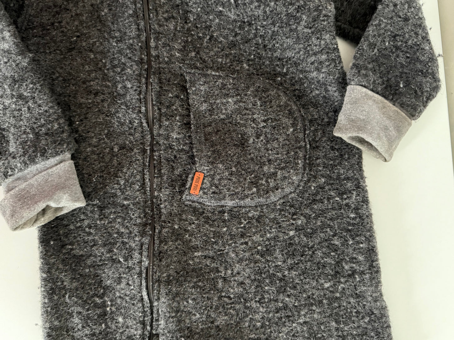 PURE PURE BY BAUER Woll-Walkanzug dunkelgrau 92