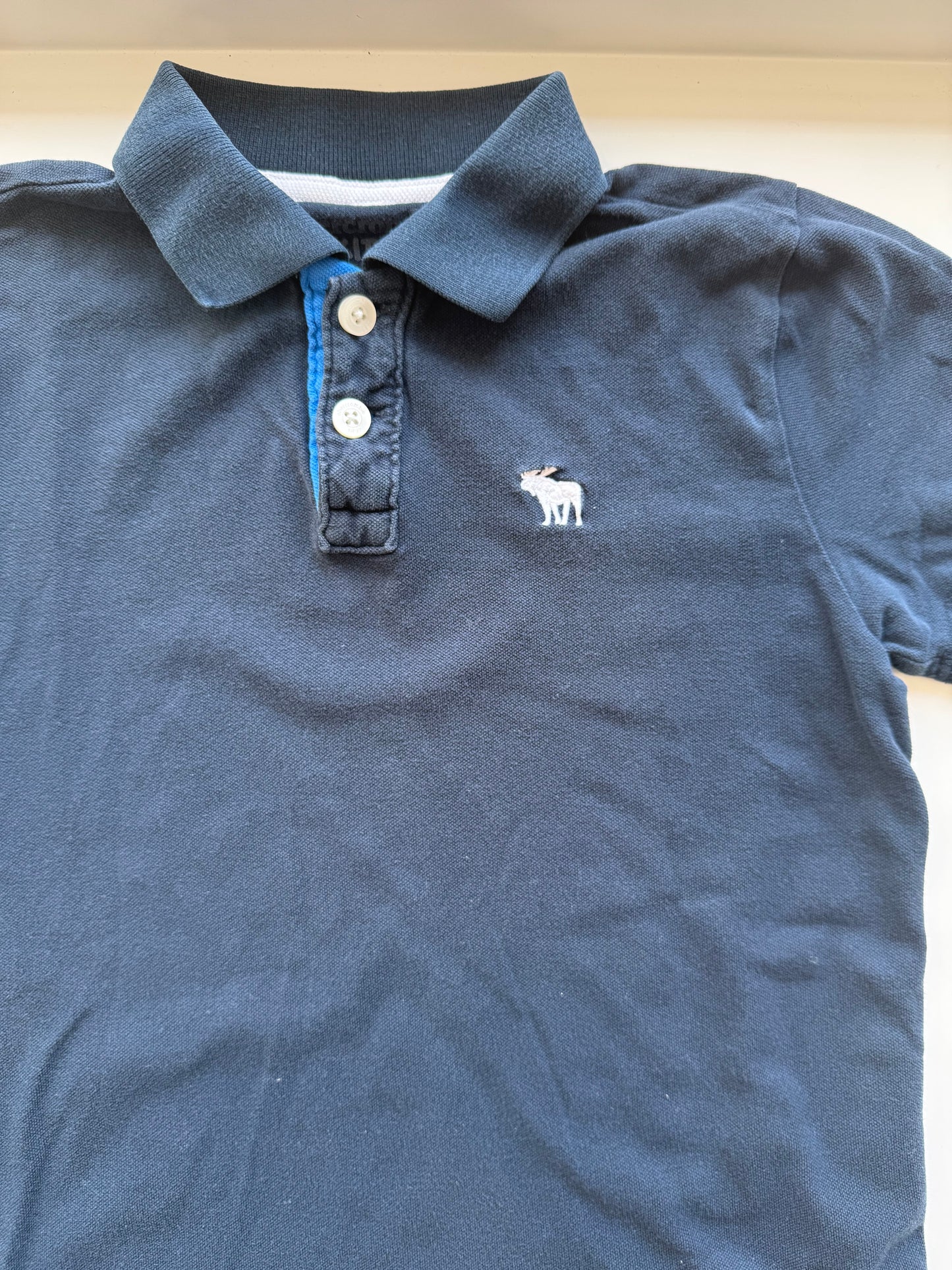 ABERCROMBIE & FITCH Poloshirt dunkelblau 146/152