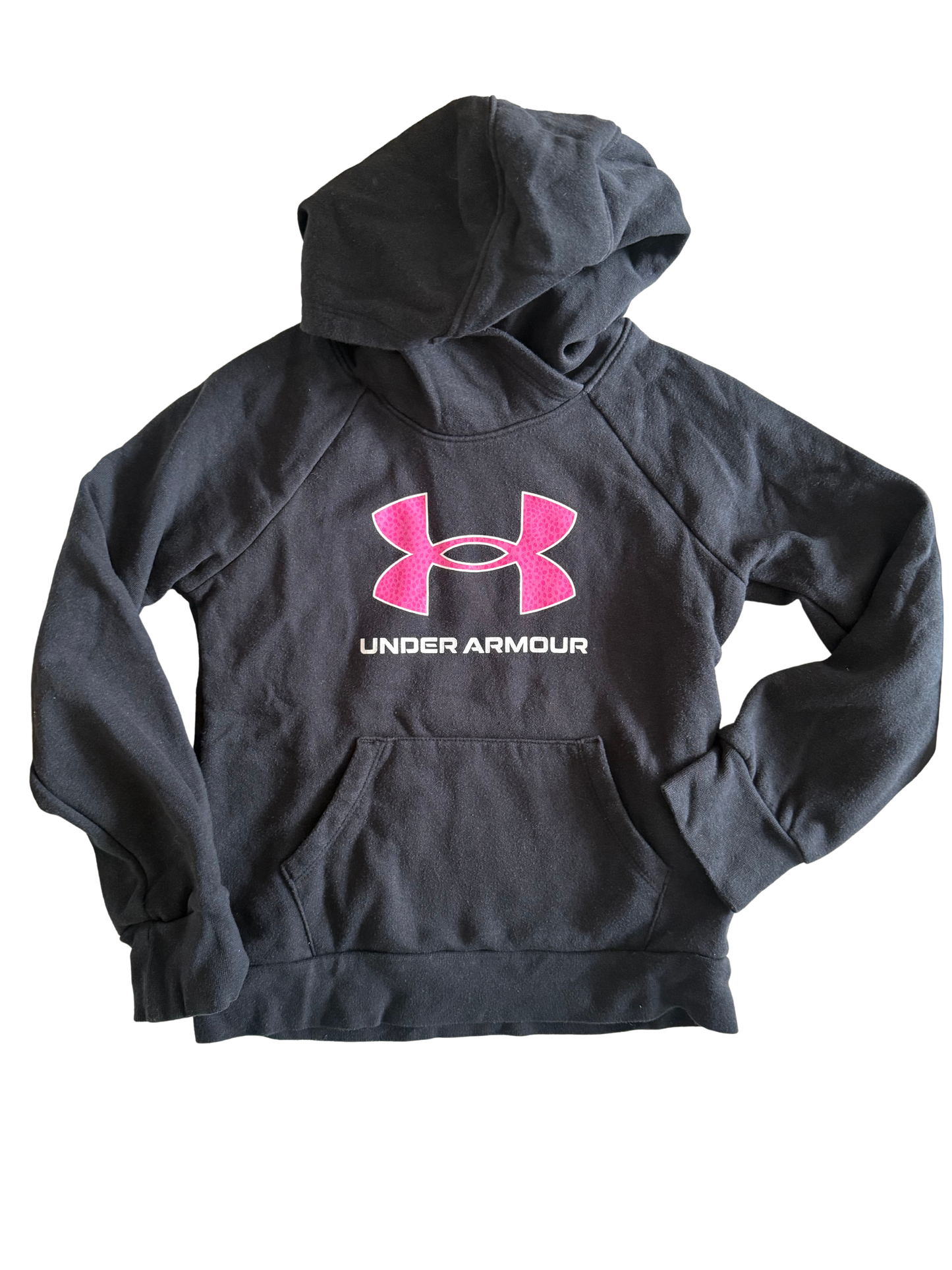 UNDER ARMOUR Sweatshirt schwarz pink 128