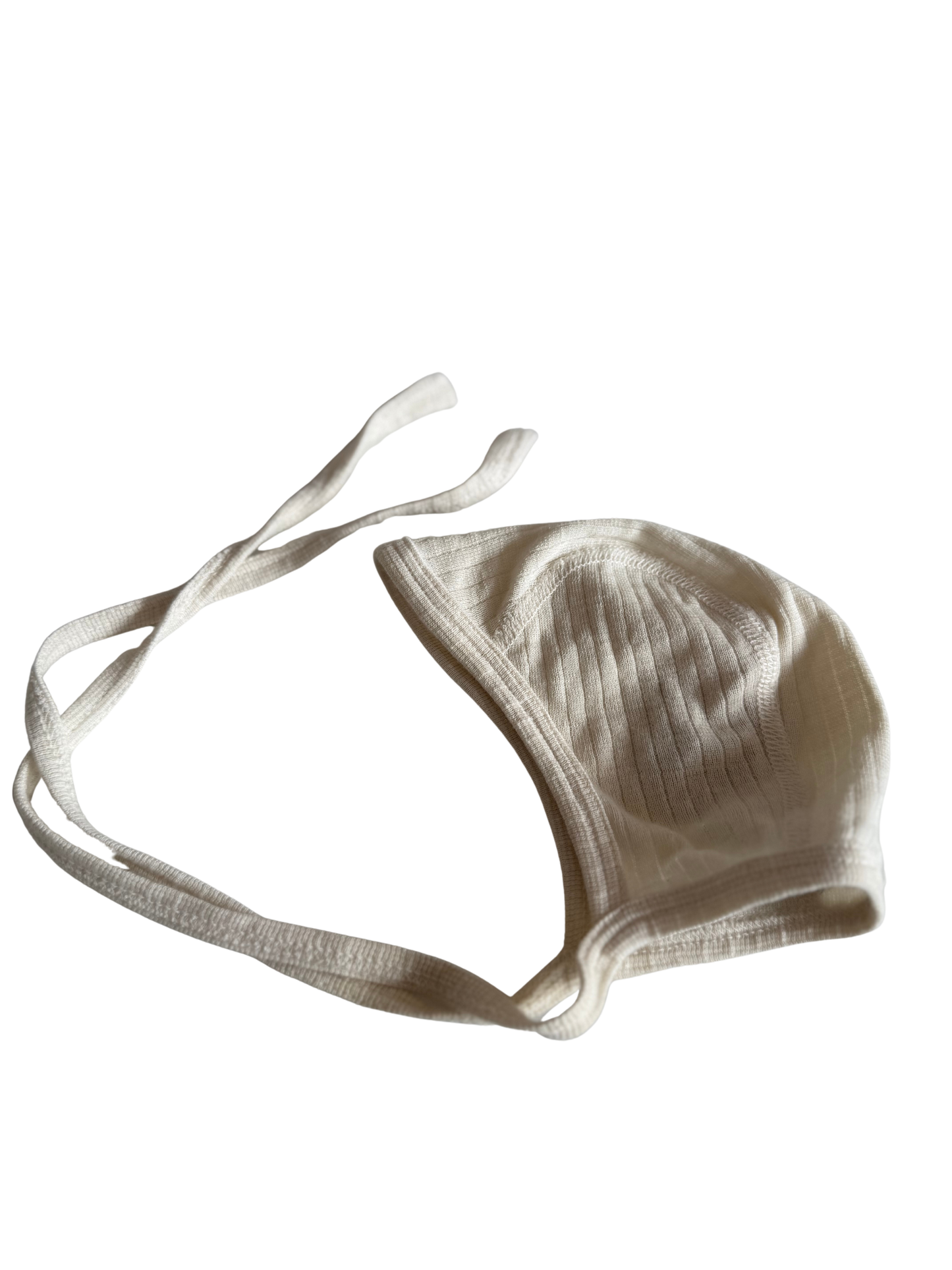 COSILIANA Mütze wollweiß Wolle Seide 62/68