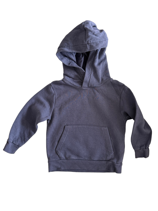 H&M Sweatshirt Hoodie grau blau 98/104