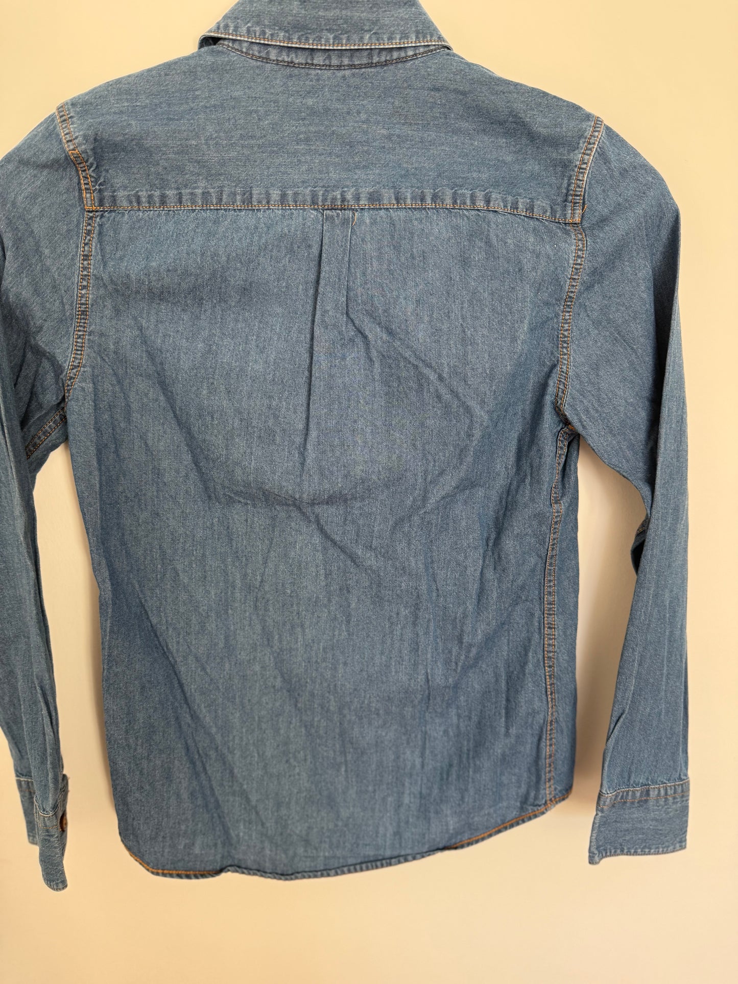 MINI BODEN Jeansbluse Hemd 134/140