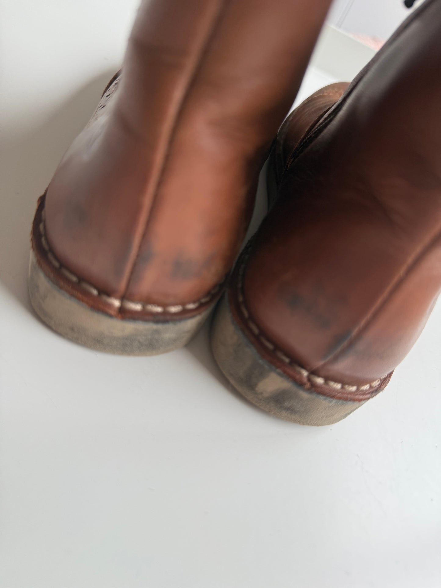 RICOSTA Stiefeletten Chelsea Boots Schuhe Leder braun 32