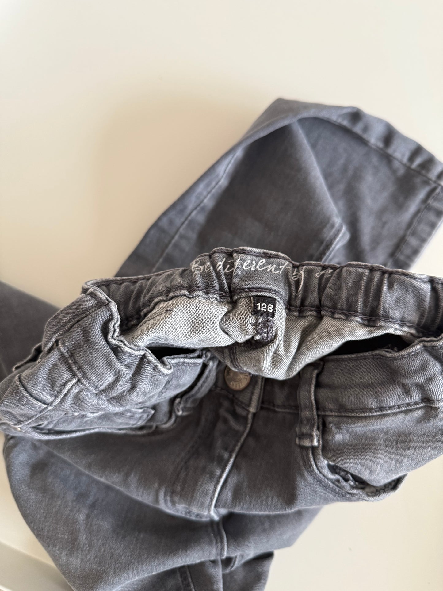 STACCATO Jeans grau schwarz 128