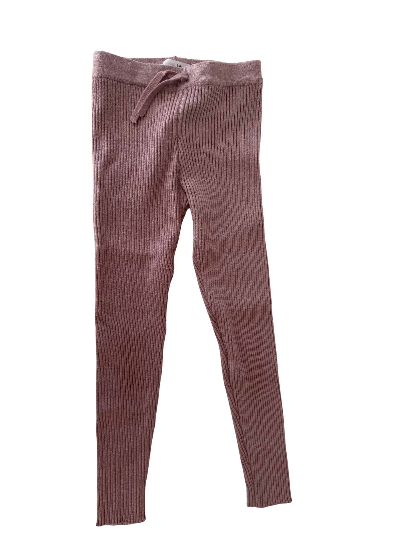 ZARA Leggings Rosa Ripp 116