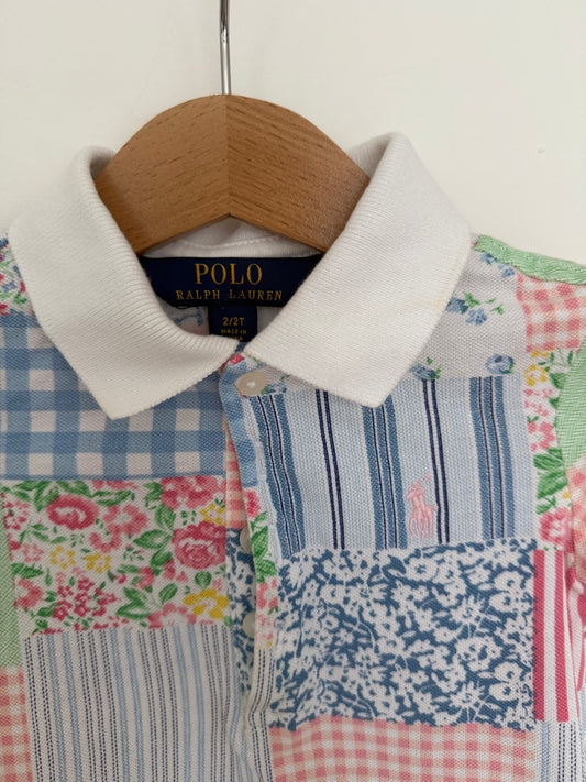 RALPH LAUREN Kleid Sommer bunt  92