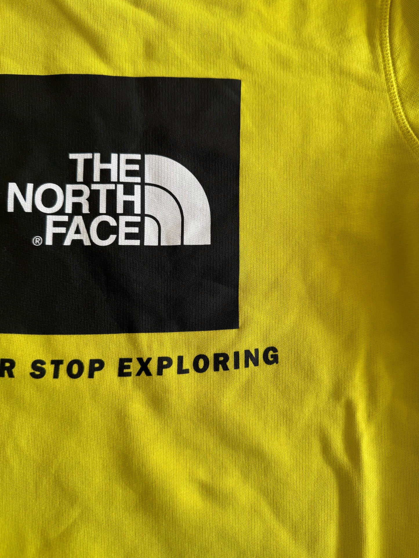 THE NORTHFACE Sweatshirt gelb 158