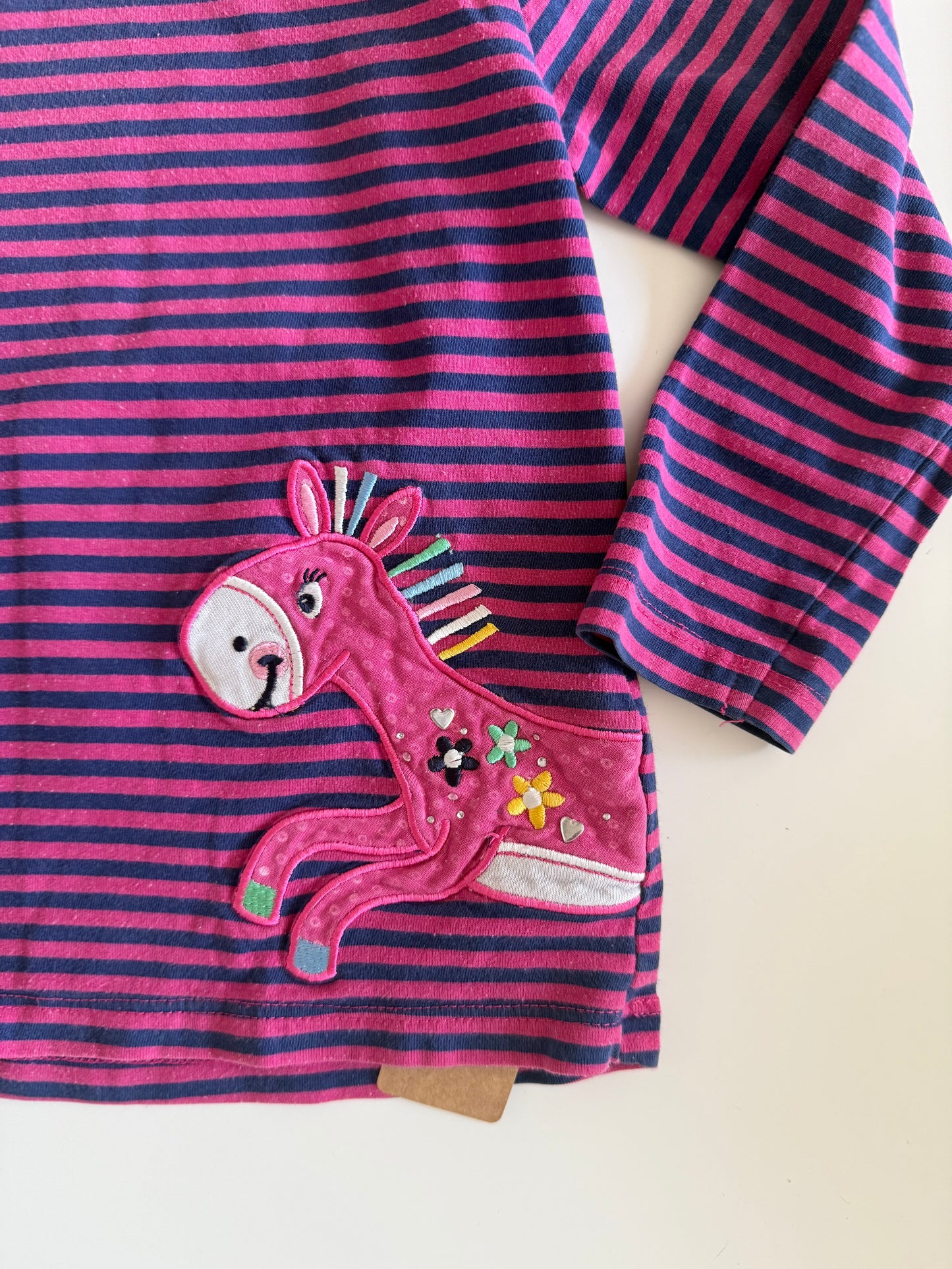 SALT & PEPPER Langarmshirt Esel Lila blau 68