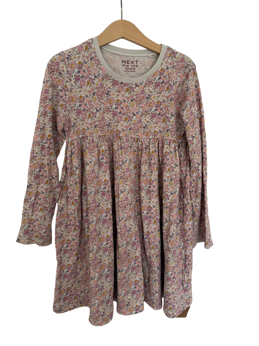 NEXT Kleid Streublumen altrosa 122