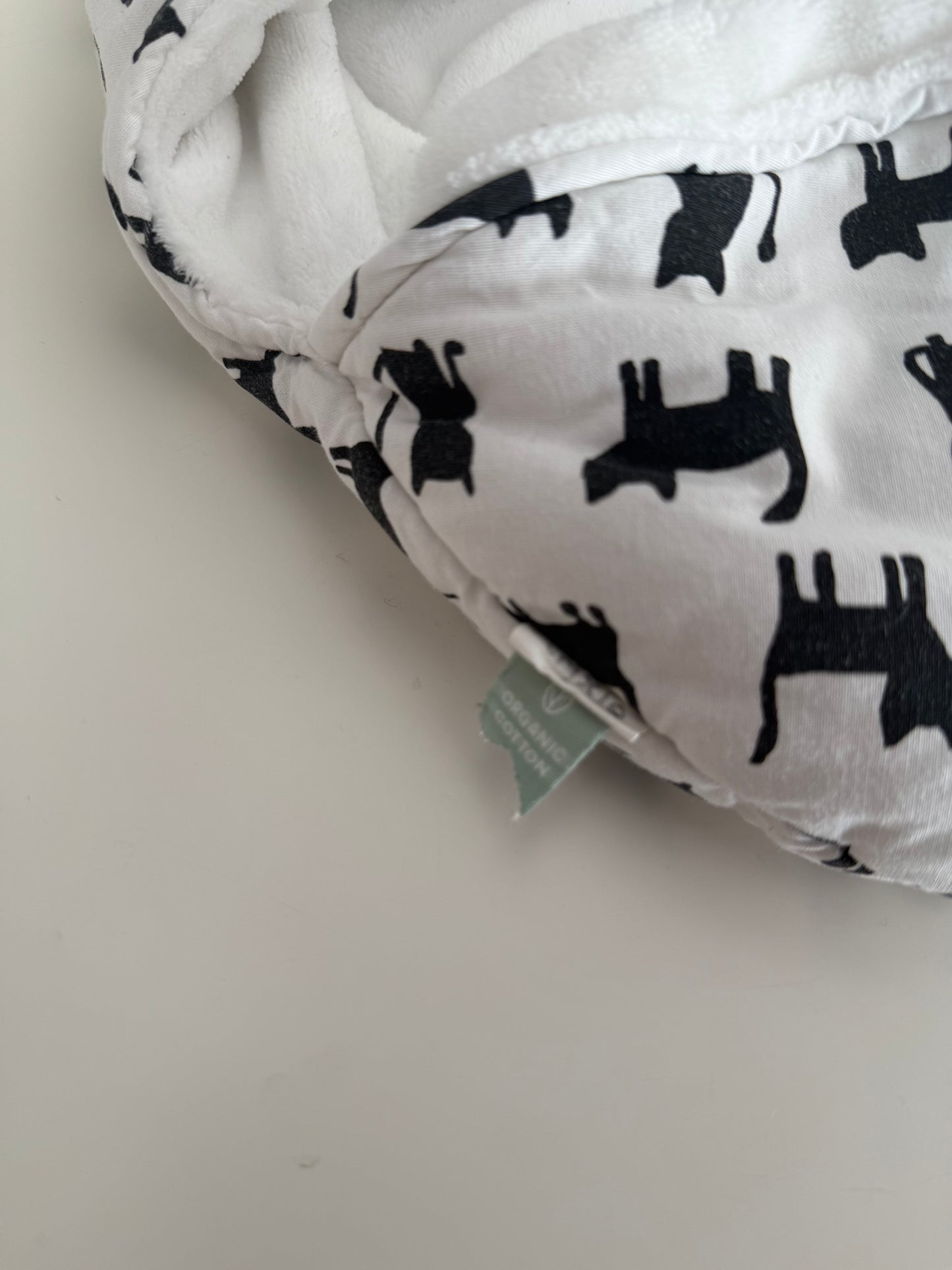 TRIXIE Fußsack Babyschale weiß schwarz Katzen