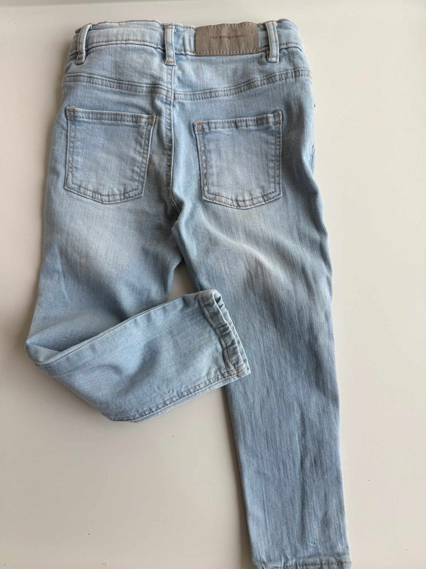ZARA Jeans skinny hellblau 98