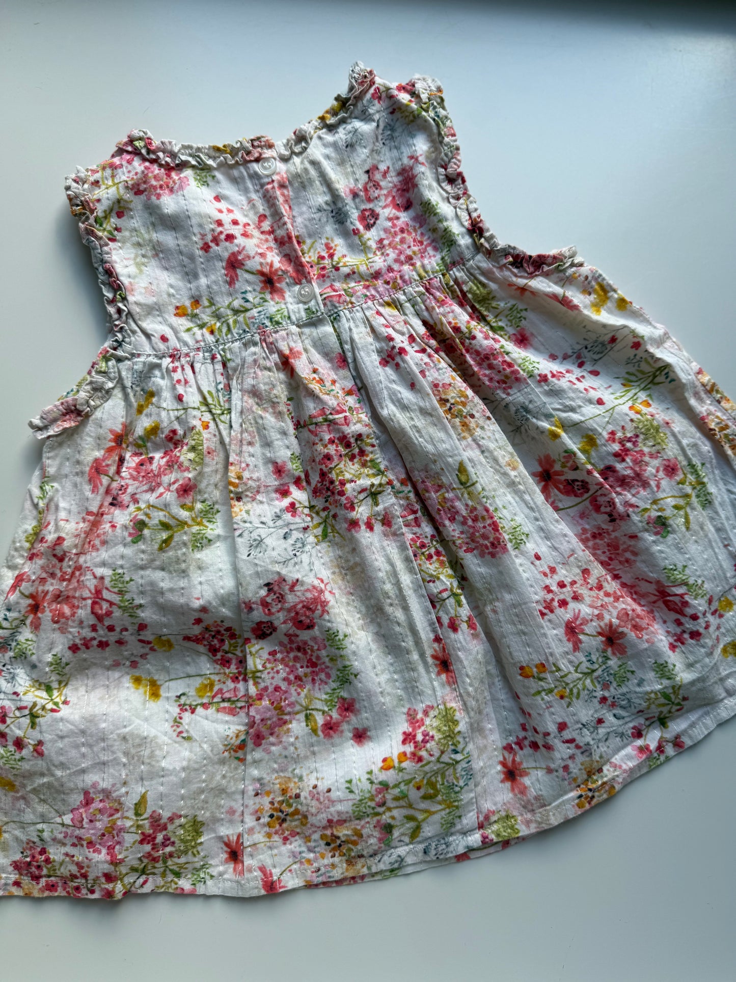 NEXT Kleid Sommer Blumen 98