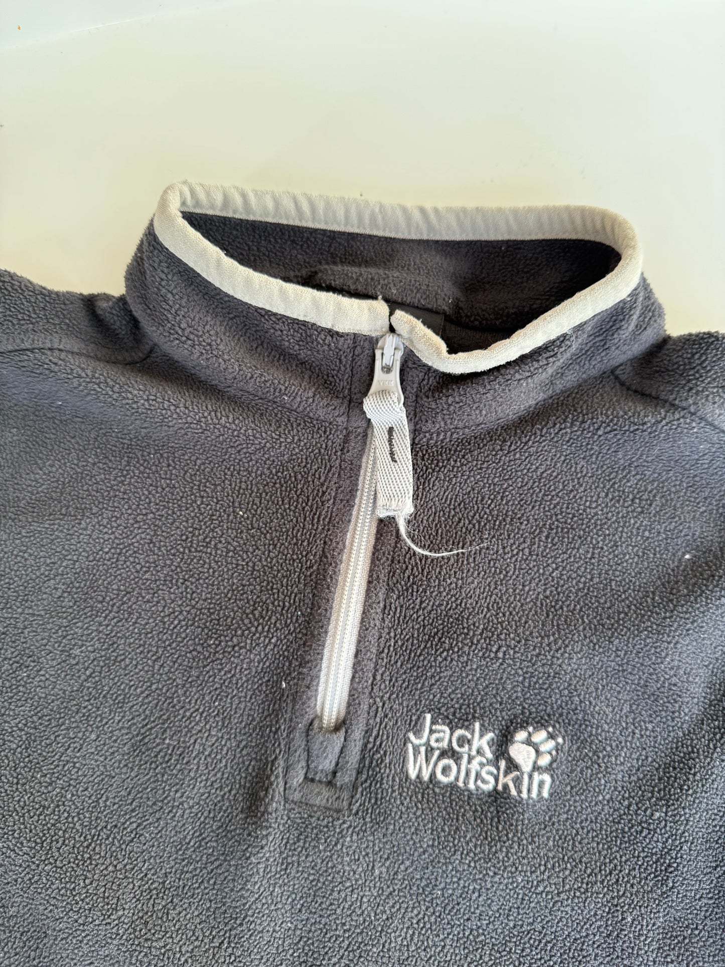 JACK WOLFSKIN Jacke Fleece Oberteil Pullover schwarz 116