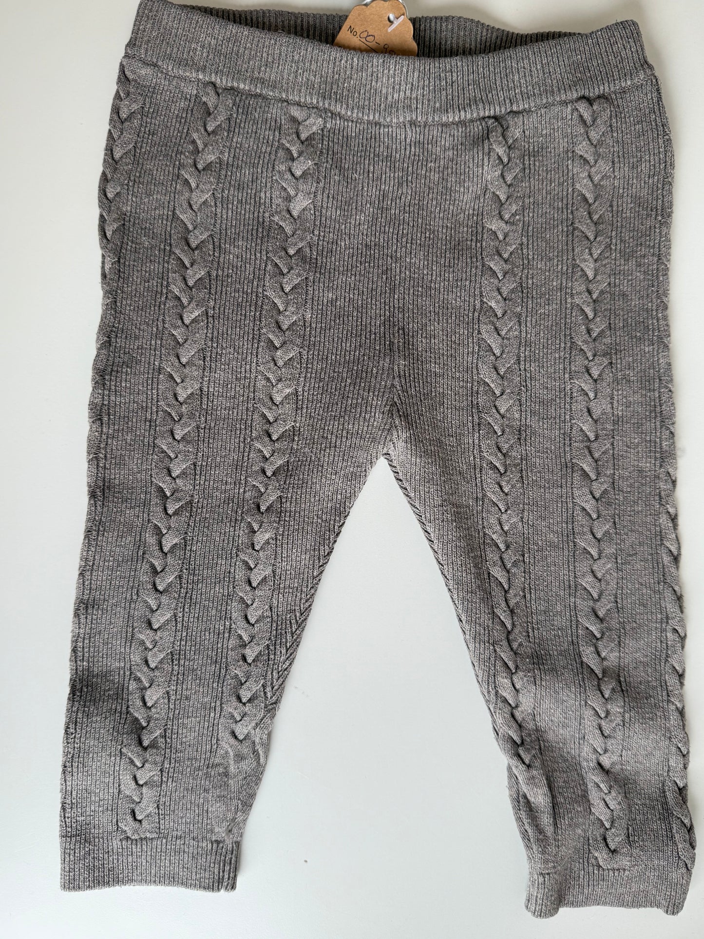 H&M Strick Set Hose und Pullover braun 74