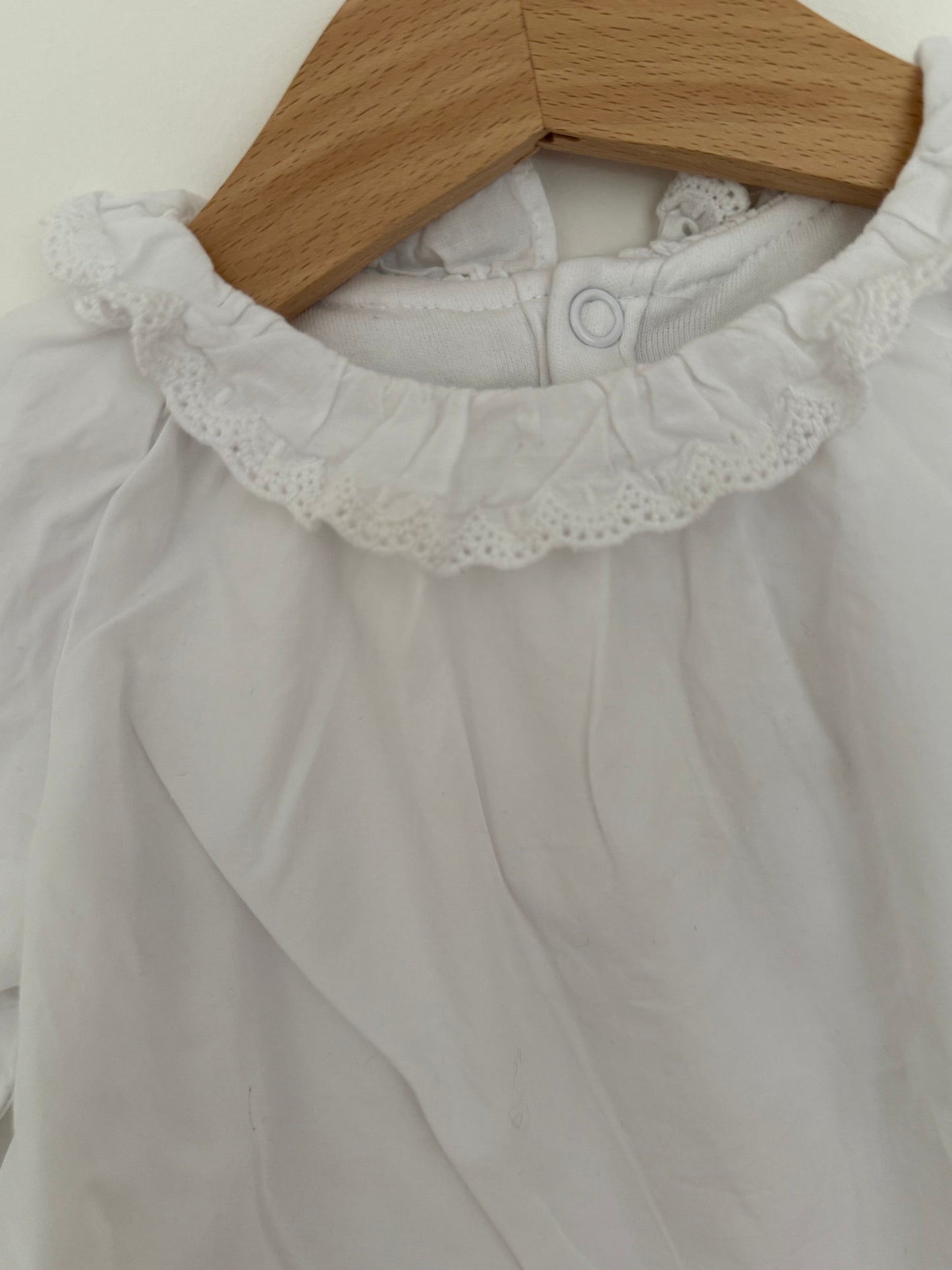 JACADI Body Bluse weiß 74