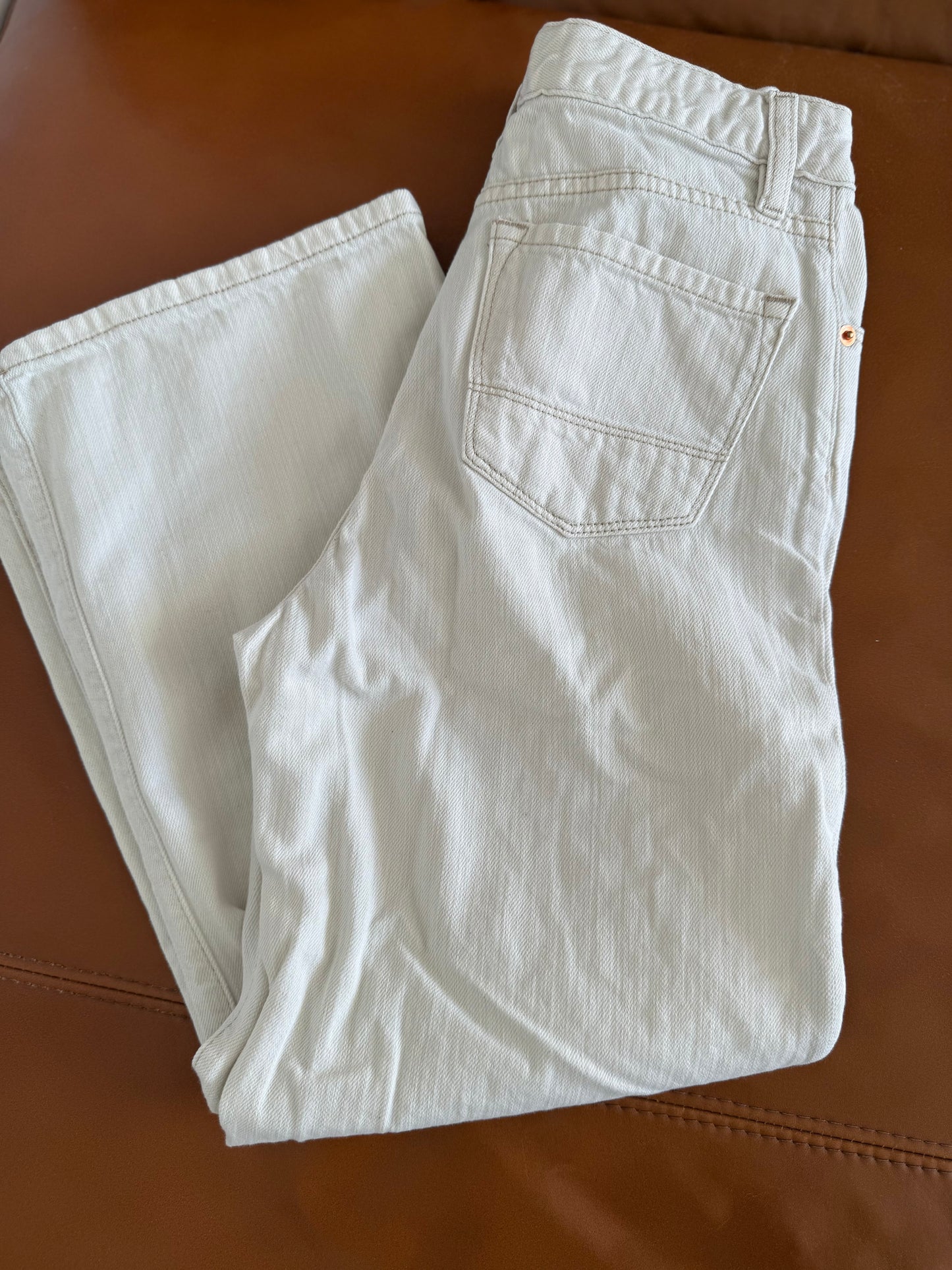 BELLEROSE Jeans wideleg weiß 152