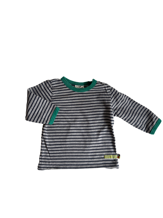 LOUD & PROUD Langarmshirt Blau grau grün 62/68