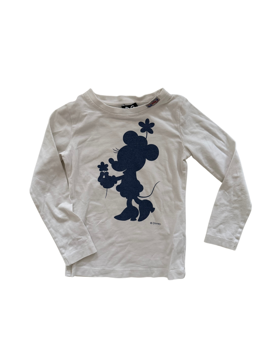 DOLCE & GABBANA Langarmshirt weiß Minnie Maus 98/104