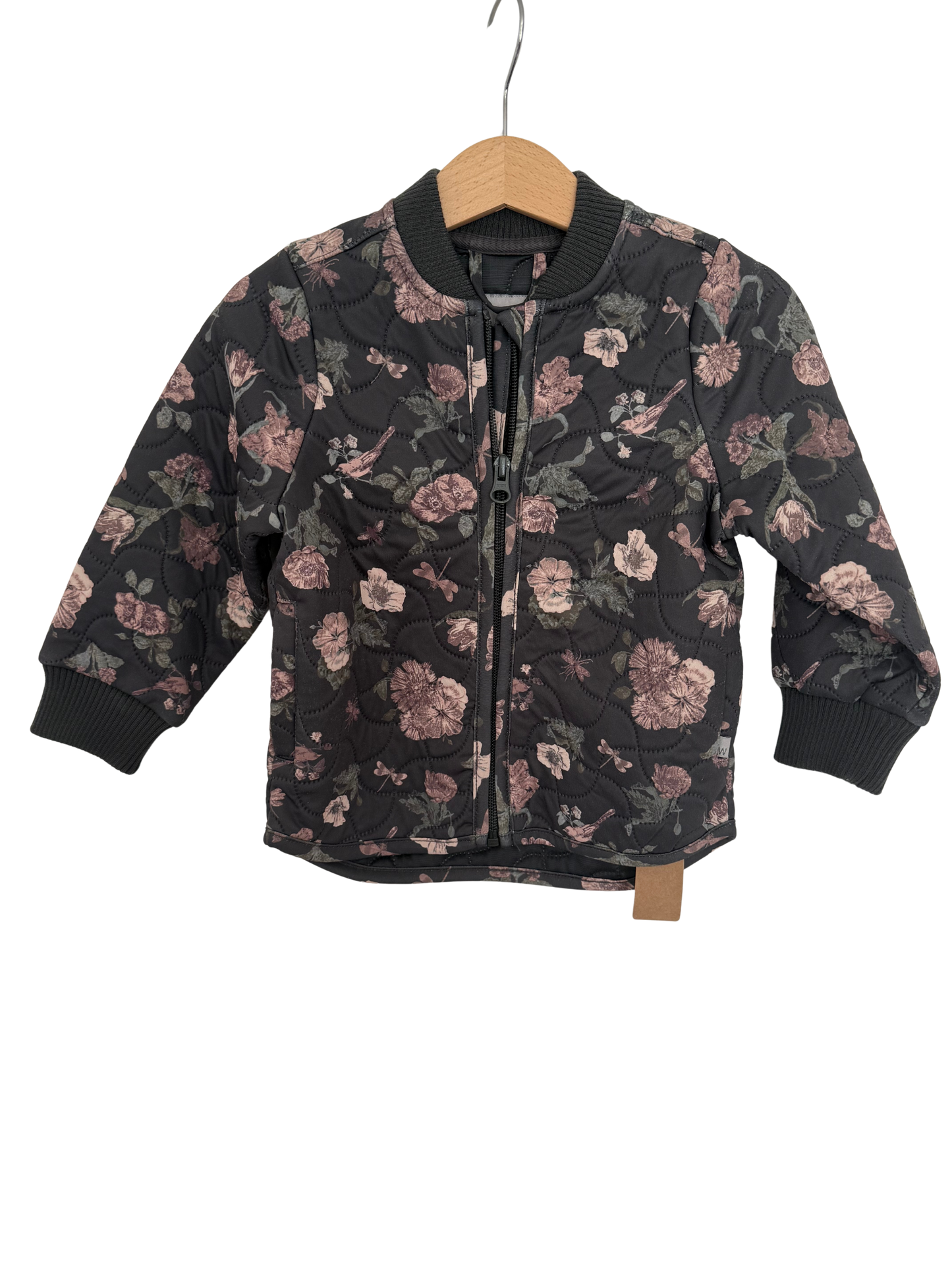 WHEAT Thermojacke Grau Blumenprint 86