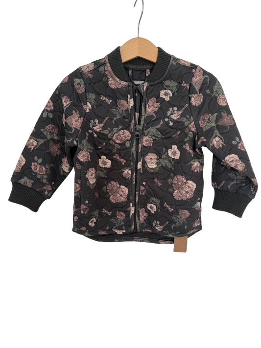 WHEAT Thermojacke Grau Blumenprint 86