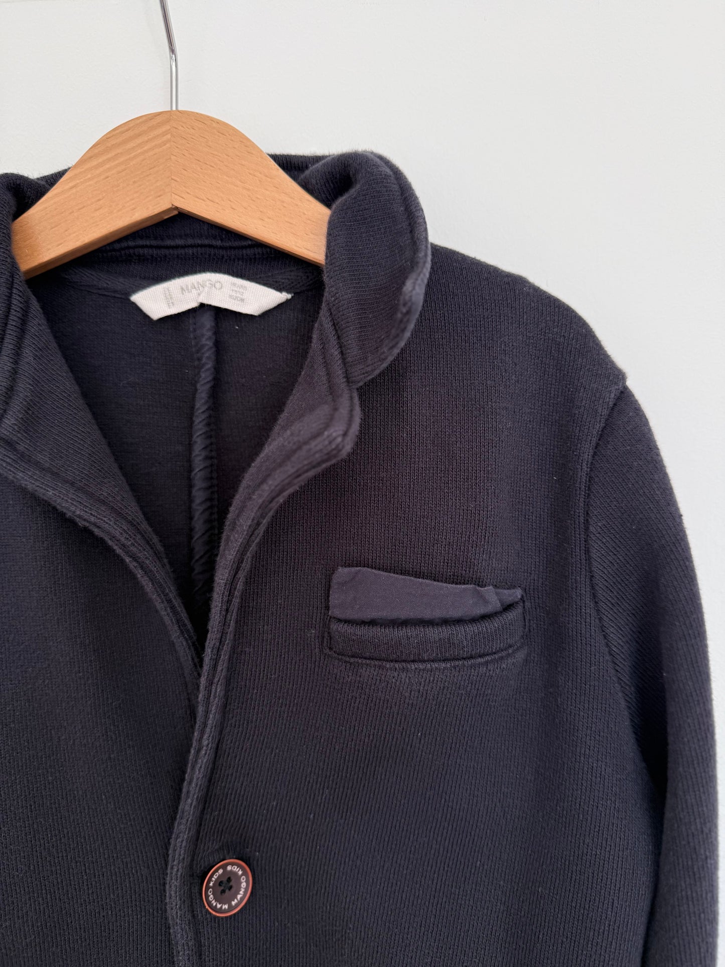 MANGO Sweat Blazer Sakko dunkelblau 152