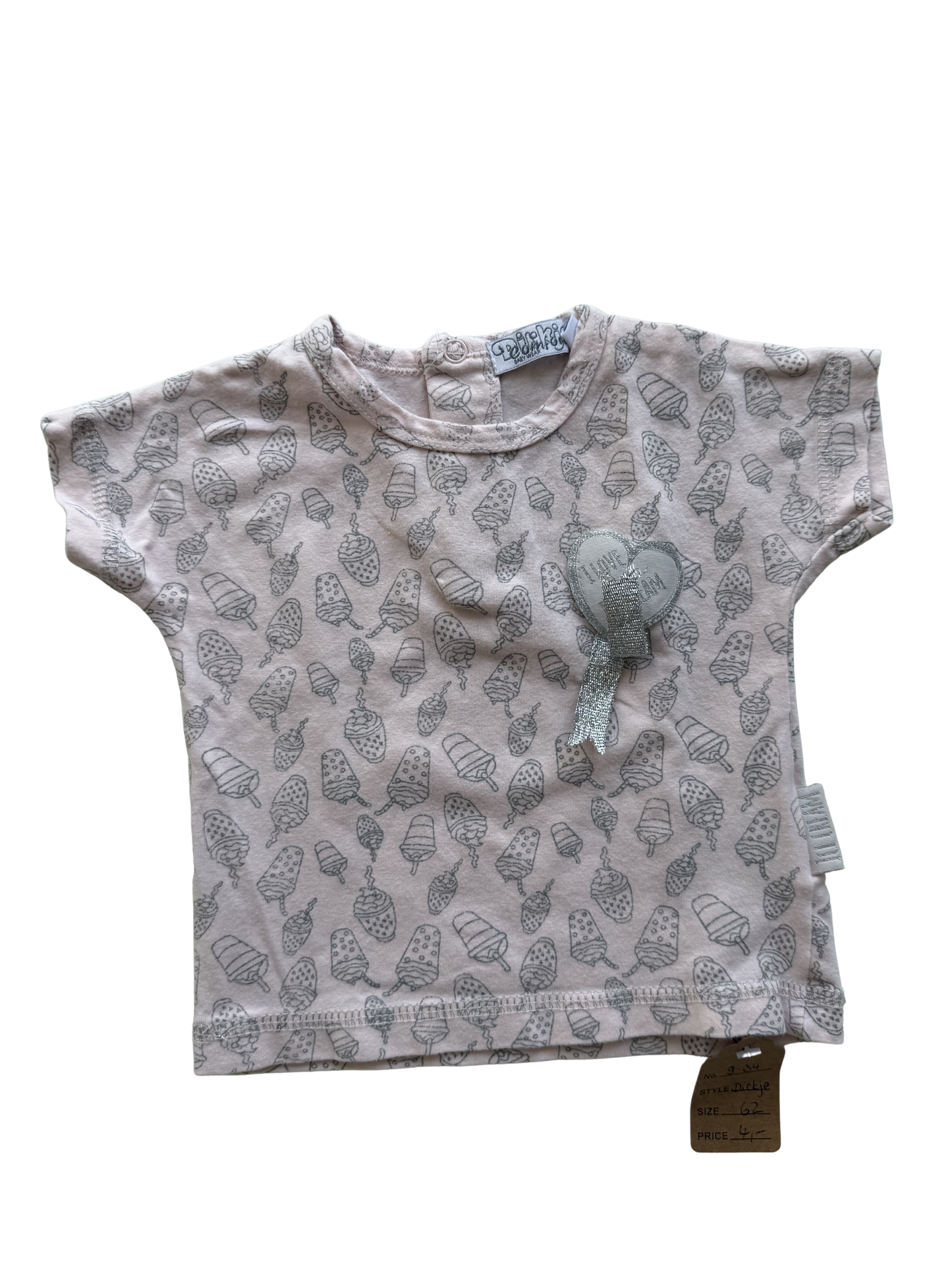 DIRKJE T-Shirt Eiscreme Rosa 62