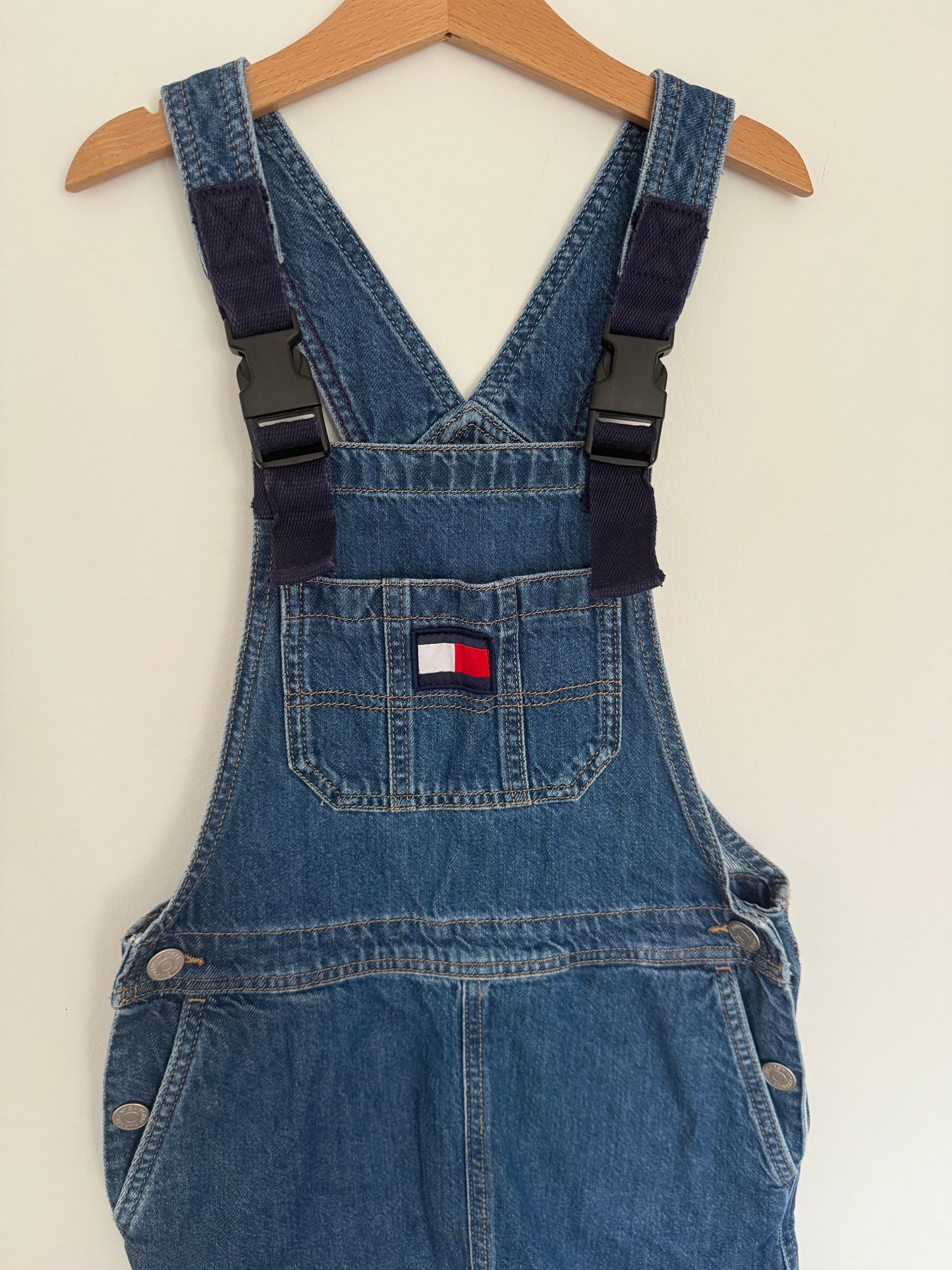 TOMMY HILFIGER Latzrock Kleid Jeans 140