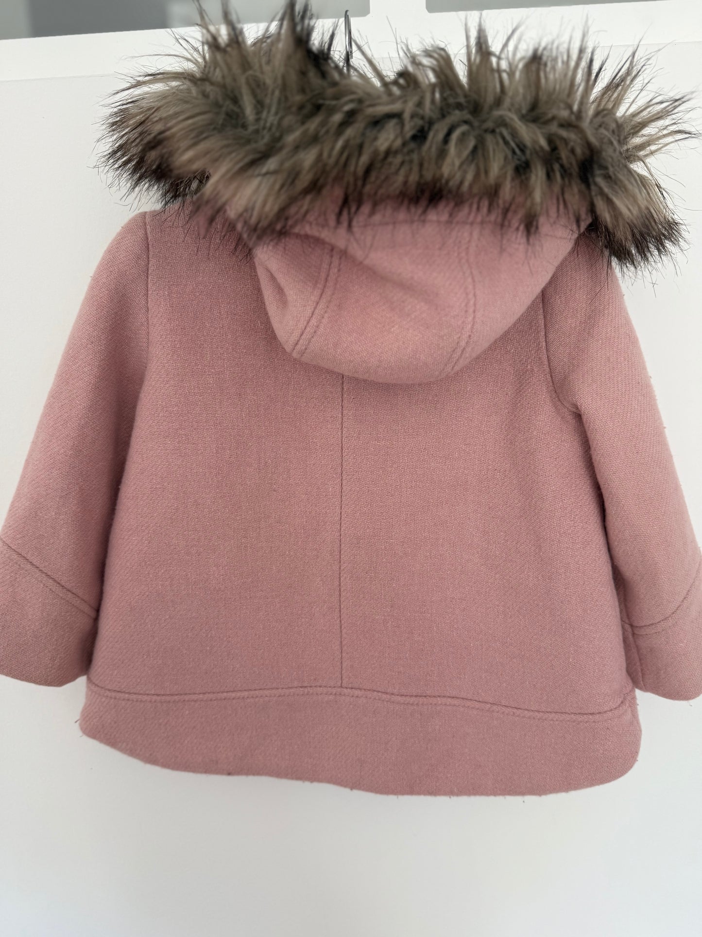 ZARA Jacke Dufflecoat rosa 98
