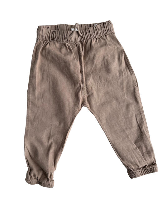 H&M Hose Leinen beige 92
