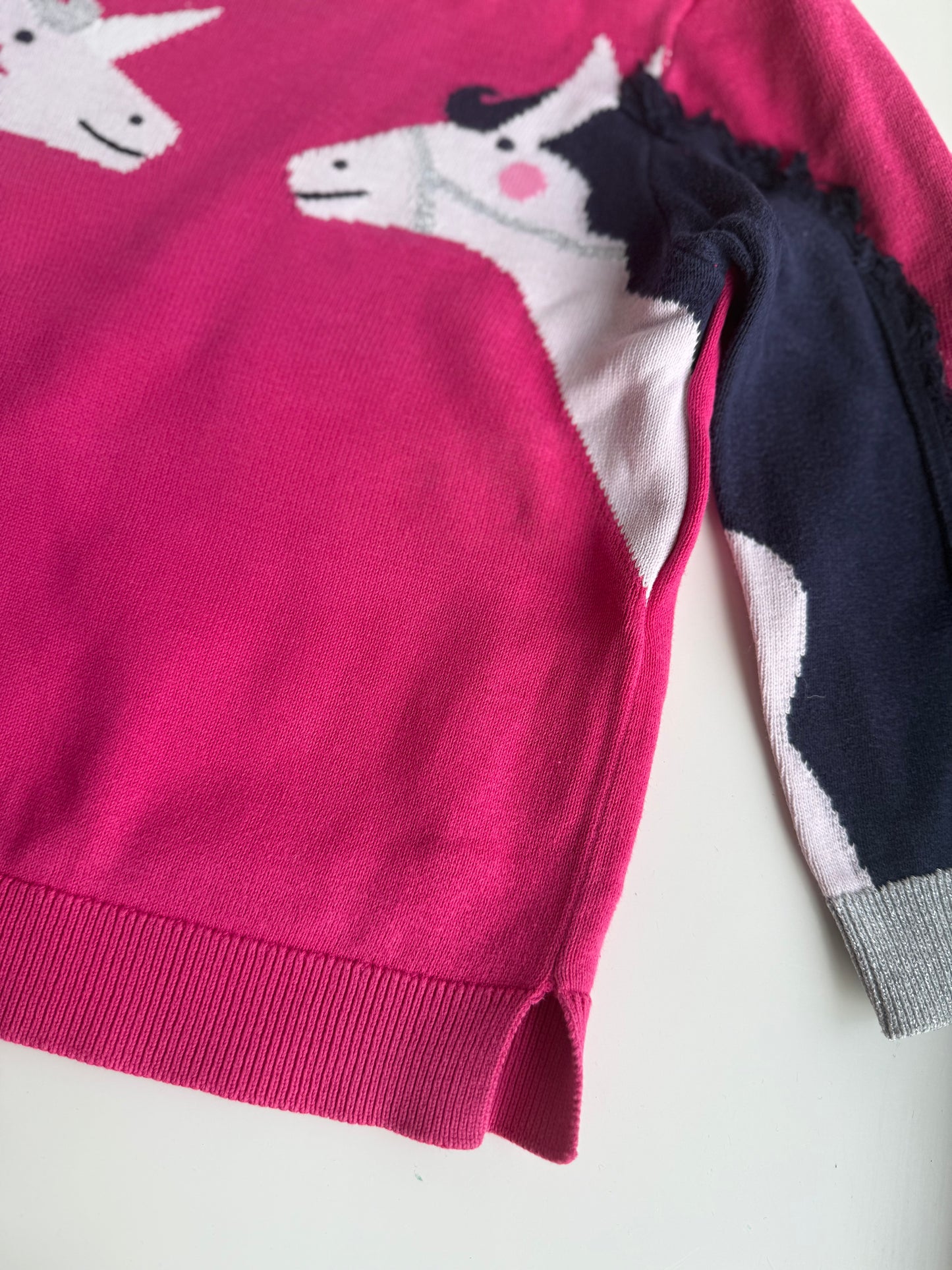 JOULES Pullover pink Einhörner 98