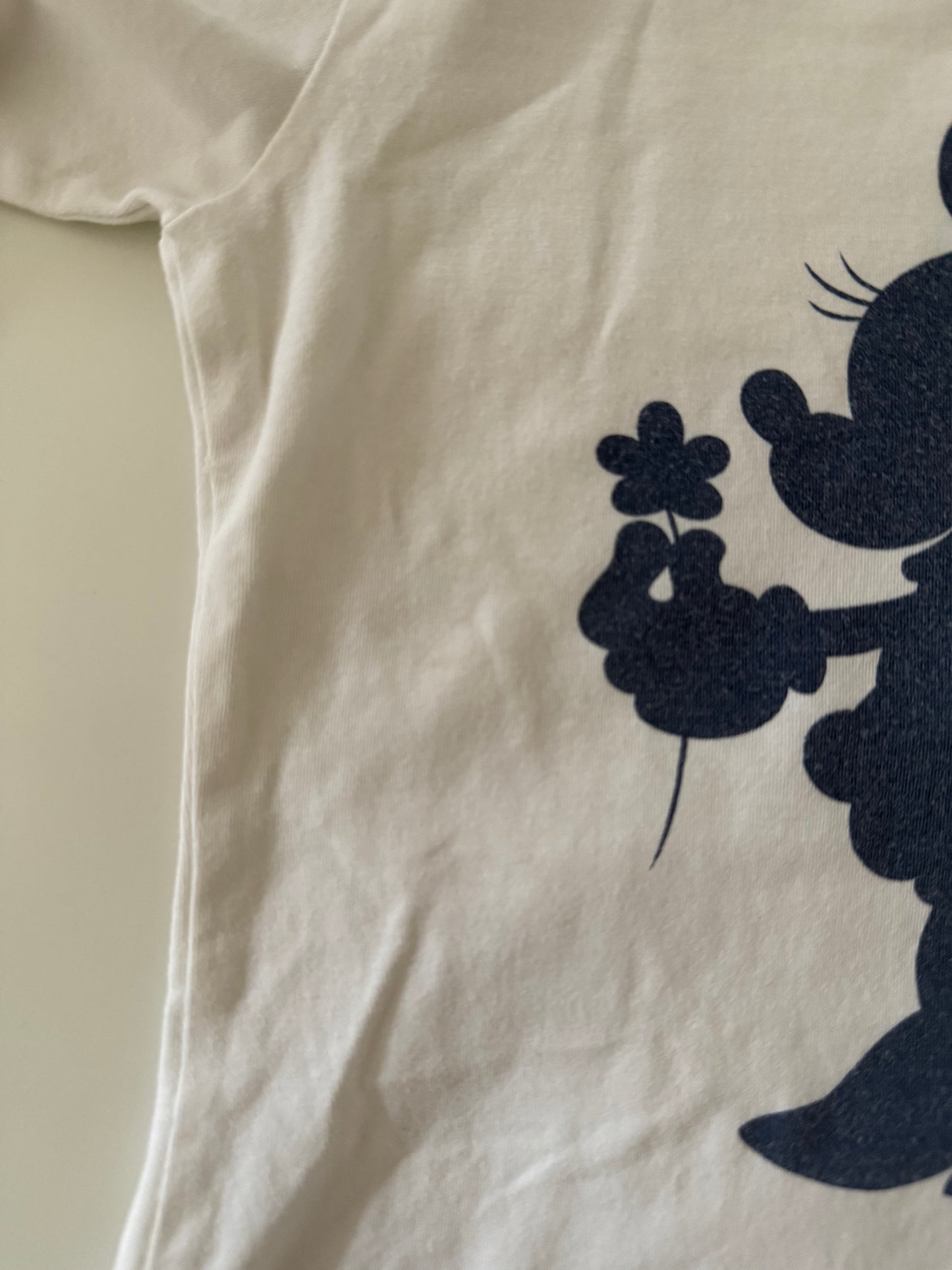 DOLCE & GABBANA Langarmshirt weiß Minnie Maus 98/104