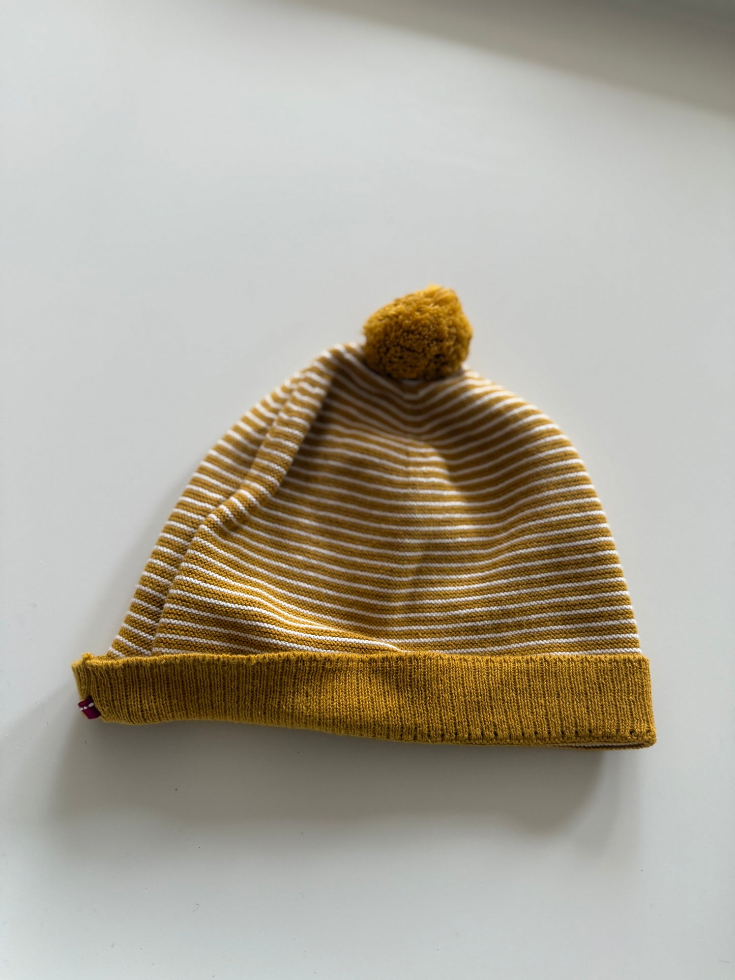 PEOPLE WEAR ORGANIC Bommel Mütze Gelb 41/46