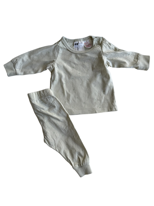 H&M Set Hose Longsleeve mintgrün 56