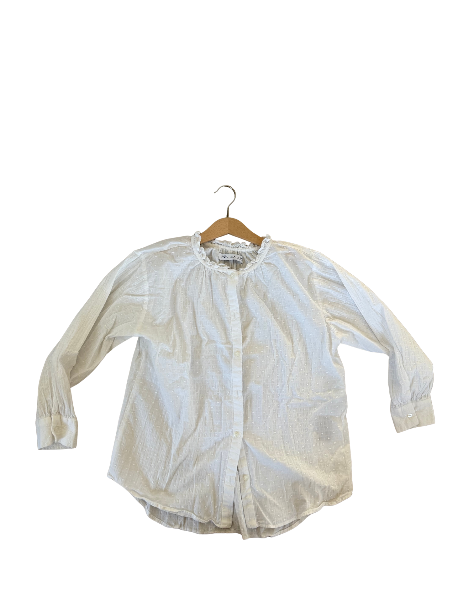 ZARA Bluse weiß 140