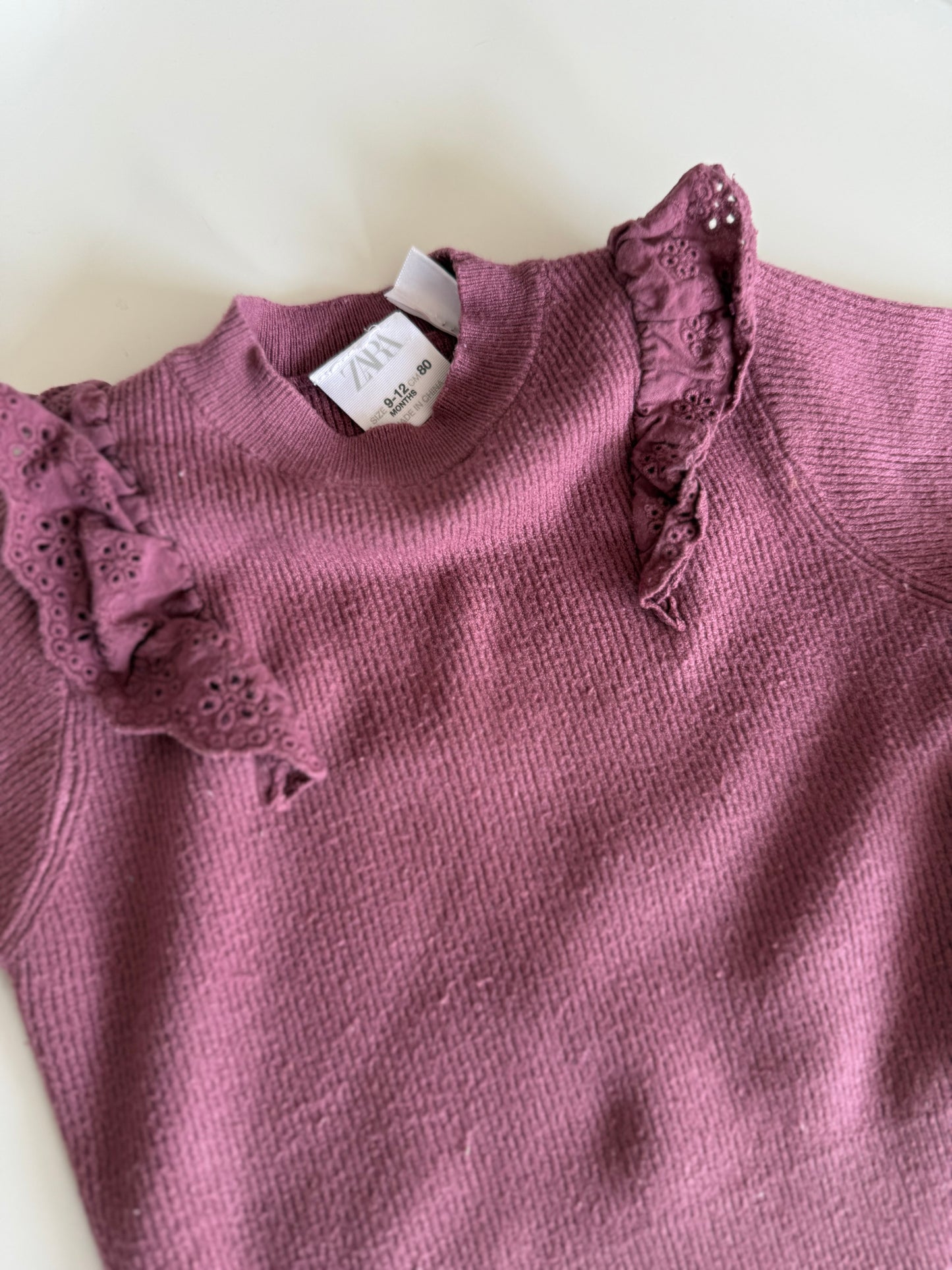 ZARA Pullover Lila 74/80