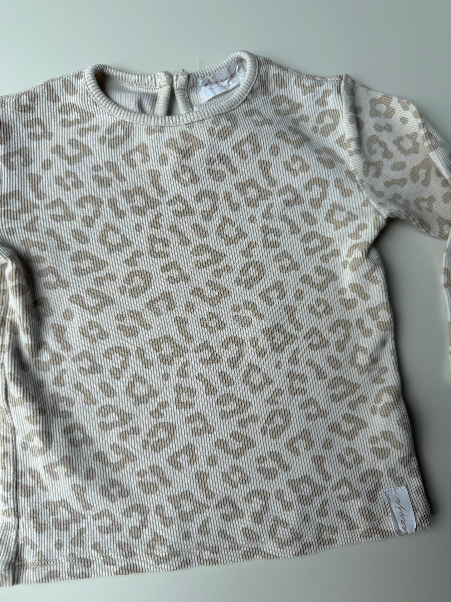 LEEVJE Langarmshirt Leo Ripp 86/92