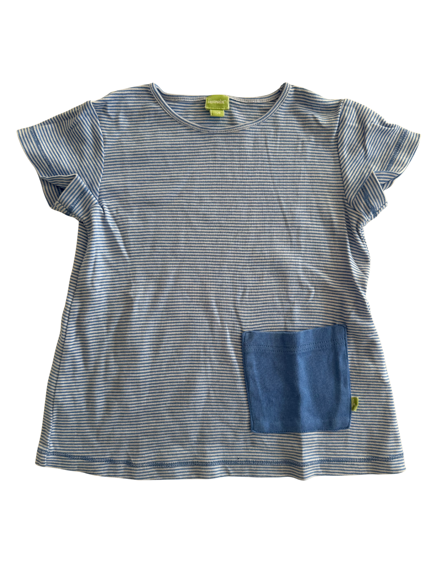 HESSNATUR Tshirt blau weiß 104