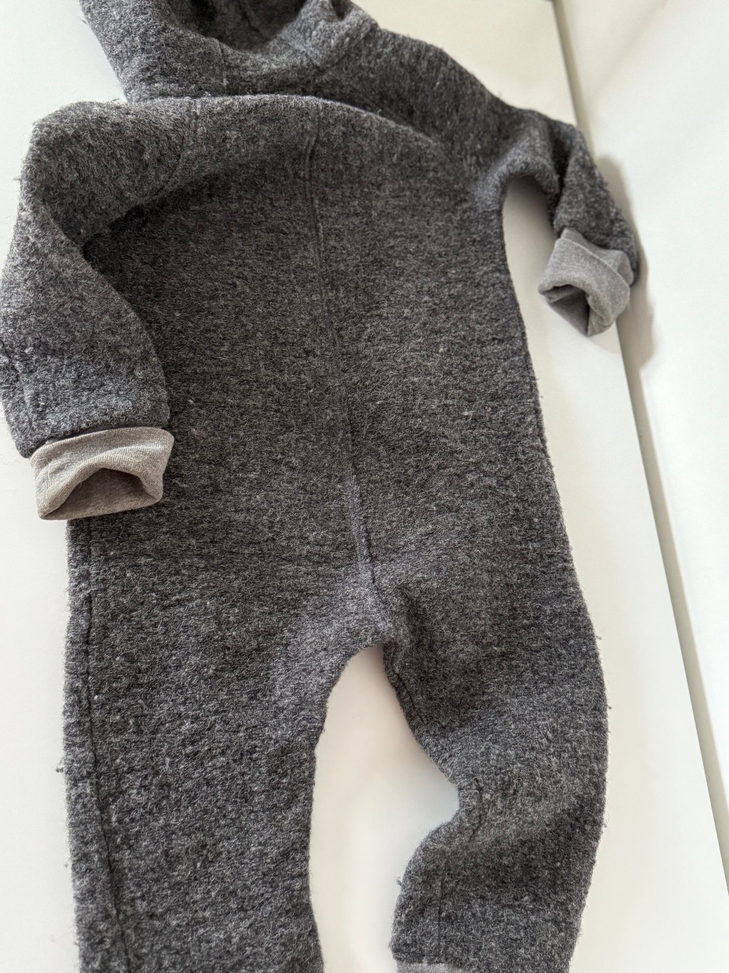 PURE PURE BY BAUER Woll-Walkanzug dunkelgrau 92