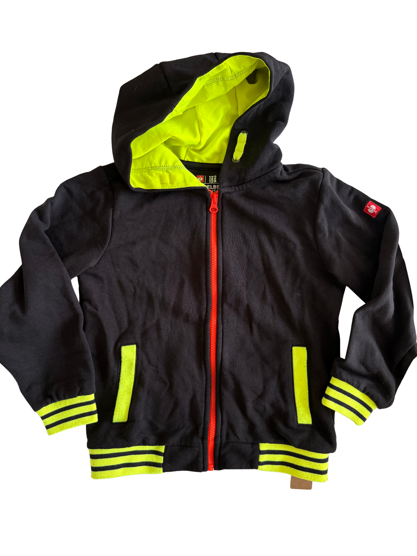 ENGELBERT STRAUSS Sweatjacke schwarz gelb 122/128