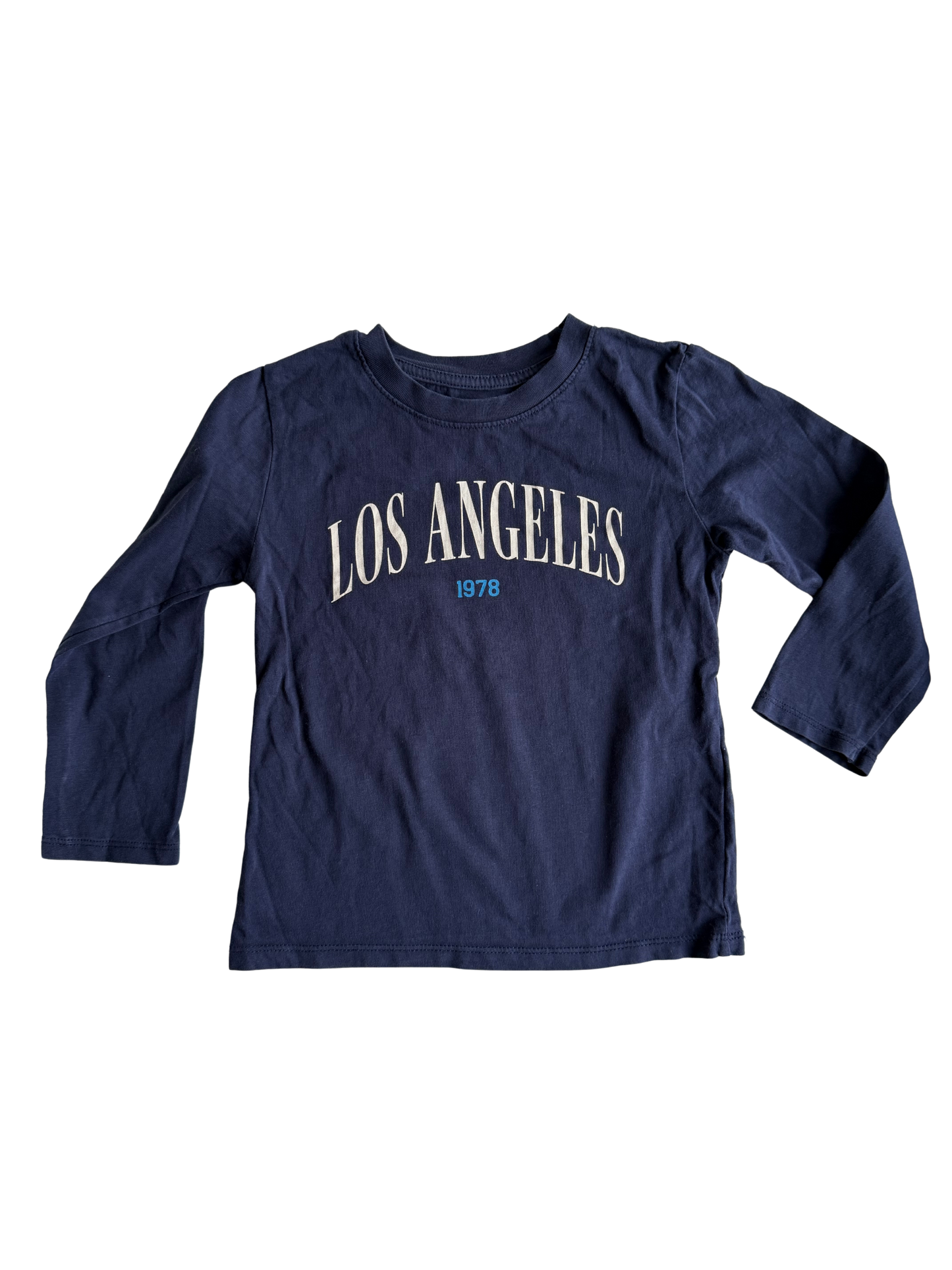 H&M Langarmshirt Los Angeles dunkelblau 98/104