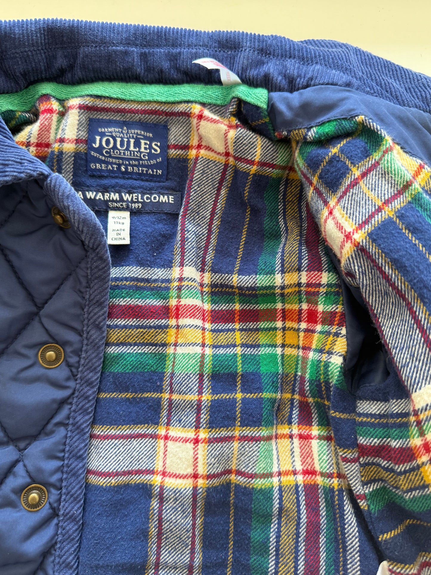 JOULES Steppjacke dunkelblau 74