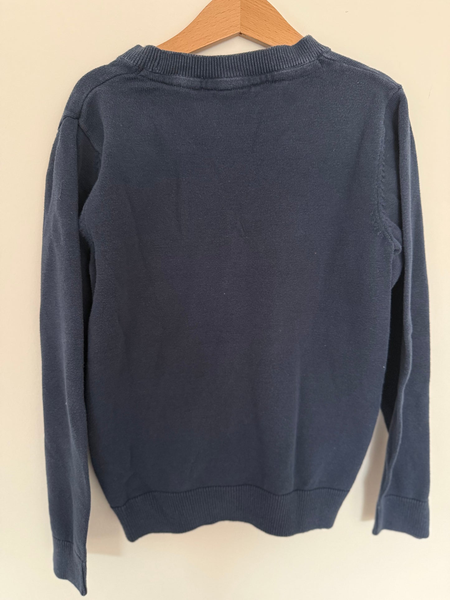 H&M Strickjacke dunkelblau 134/140