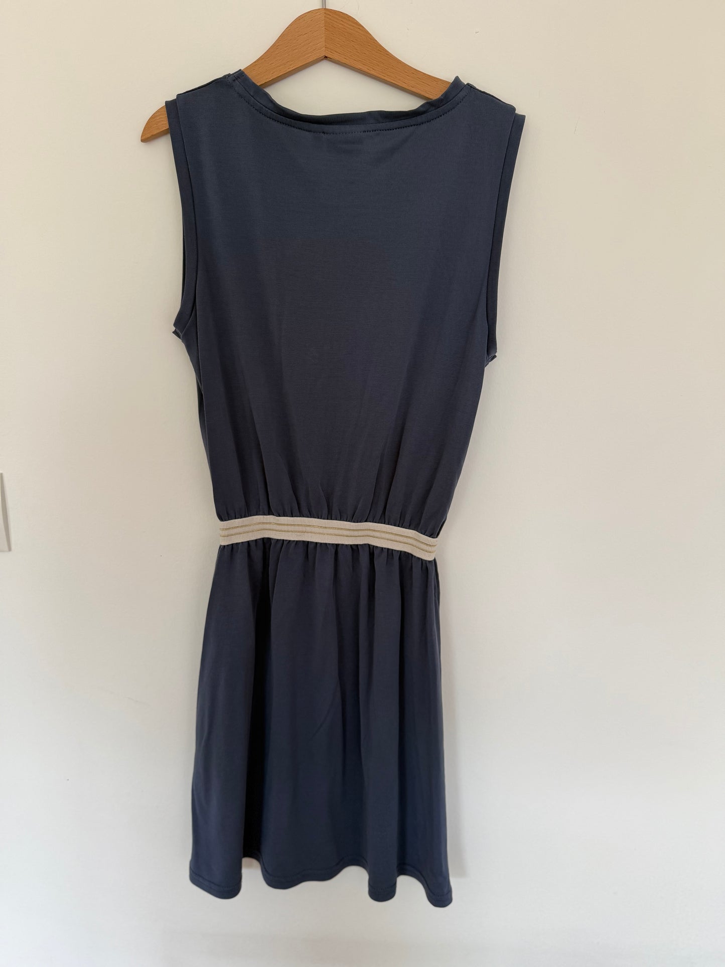 AO76 Kleid Sommer dunkelblau 140