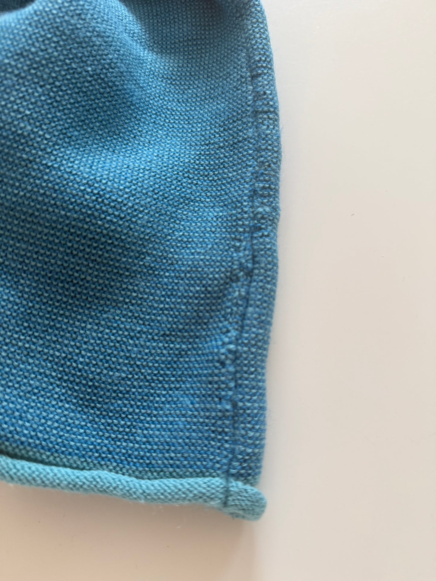 DISANA Pullover Türkis Schurwolle 62/68