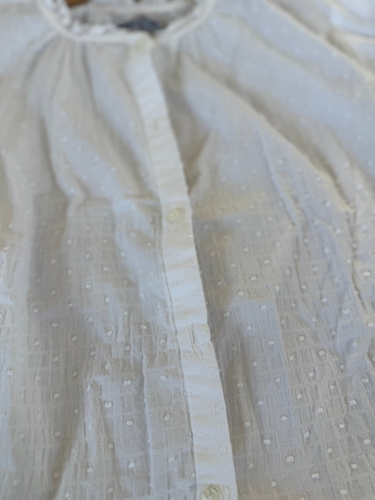 ZARA Bluse weiß 140