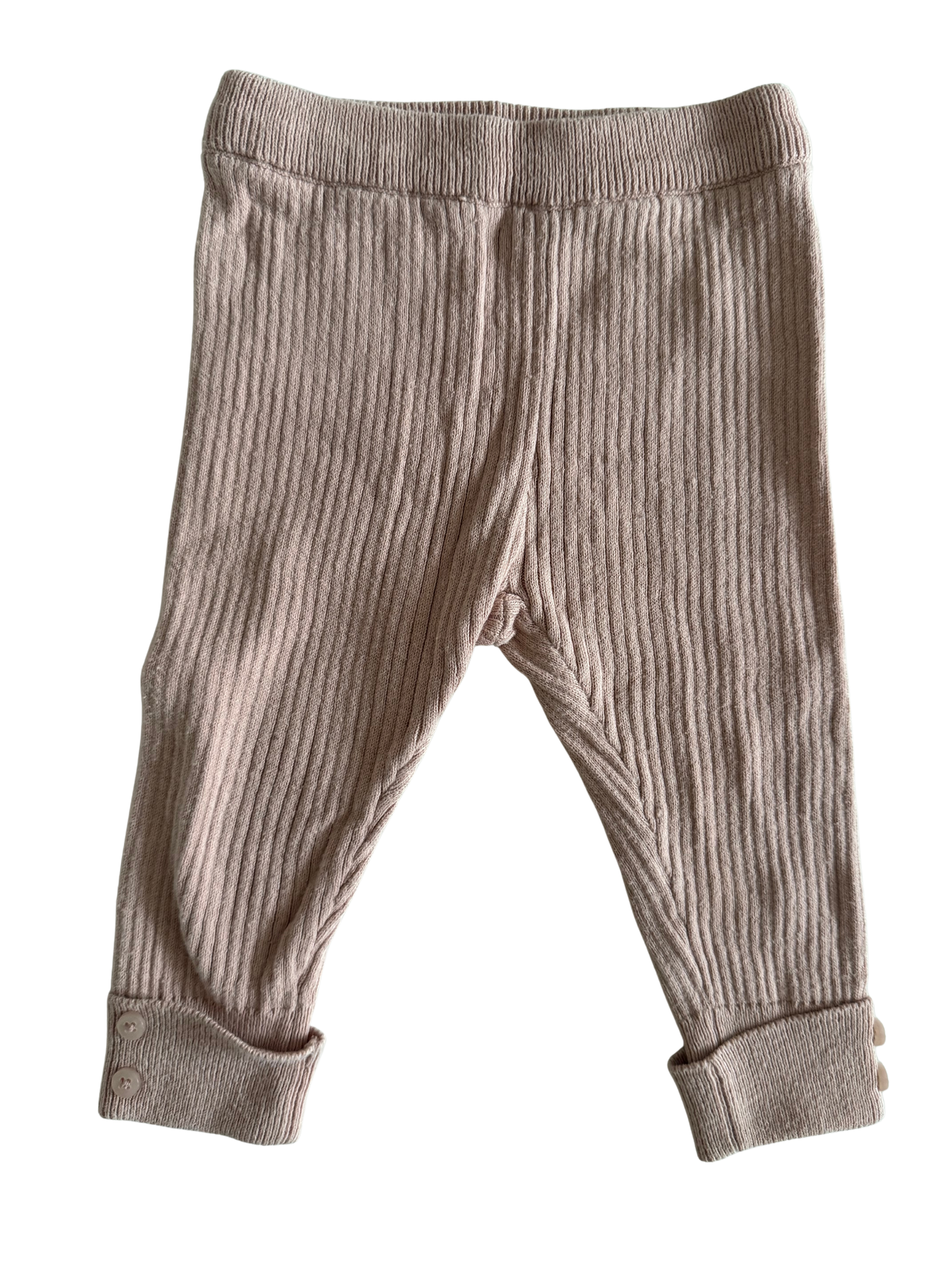 ZARA Leggings Ripp altrosa 68